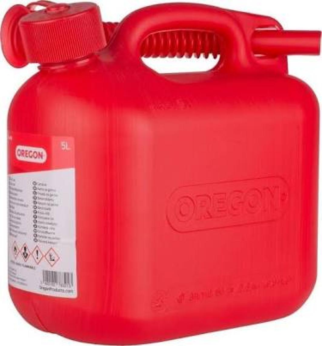 Oregon O42-970 Benzin Bidonu 5Lt Kırmızı