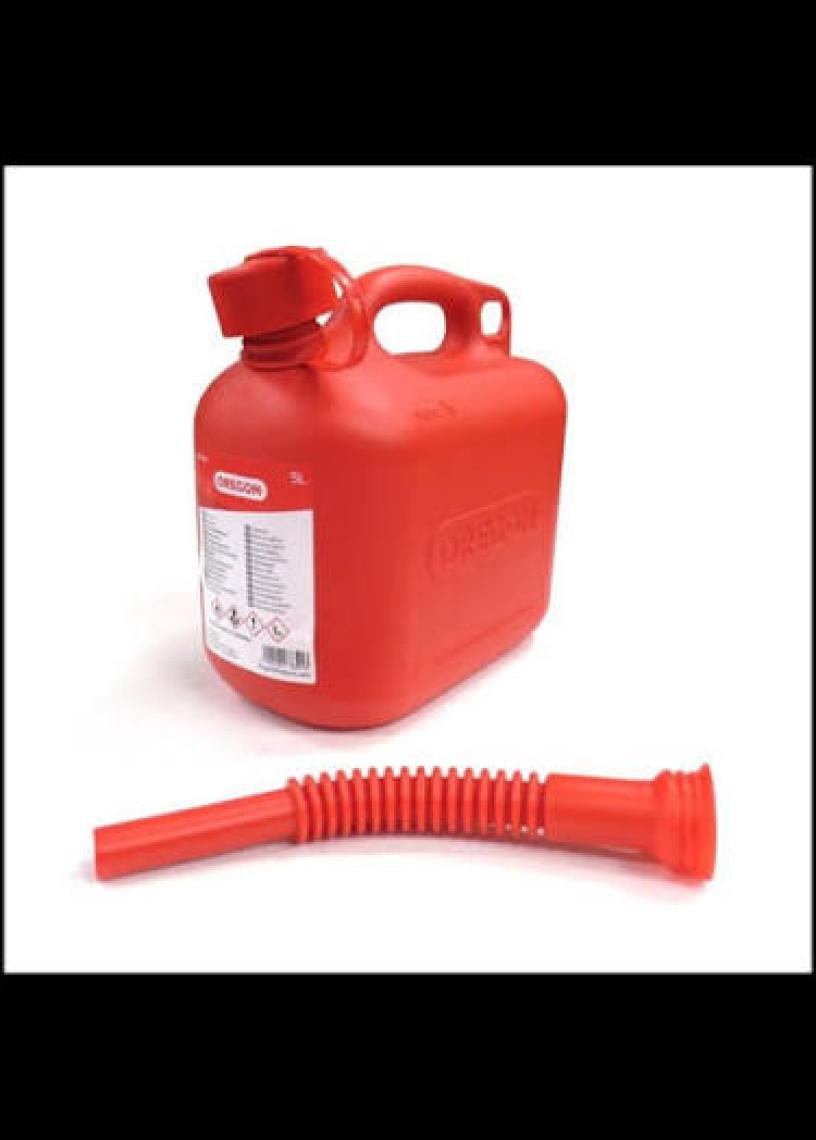 Oregon O42-970 Benzin Bidonu 5Lt Kırmızı