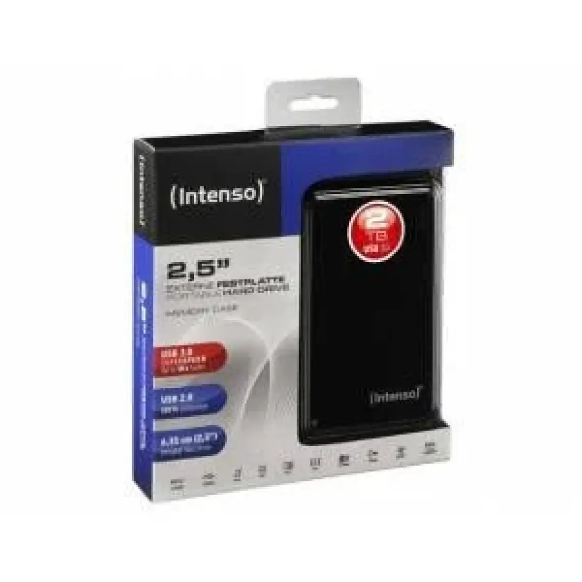 Intenso 2TB 2.5" USB 3.0 Taşınabilir Disk Siyah