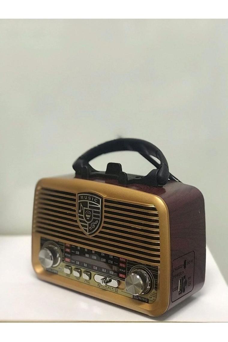 Everon Rt-845 Güneş Enerjili Nostaljik Fm,aux,usb Müzik Çalar