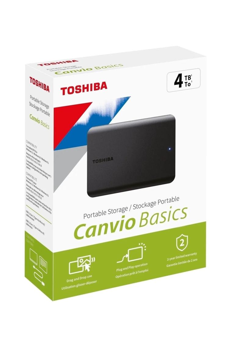 Toshiba Canvio Basics 4 TB HDTB440EK3CA 2.5" USB 3.0 Taşınabilir Disk