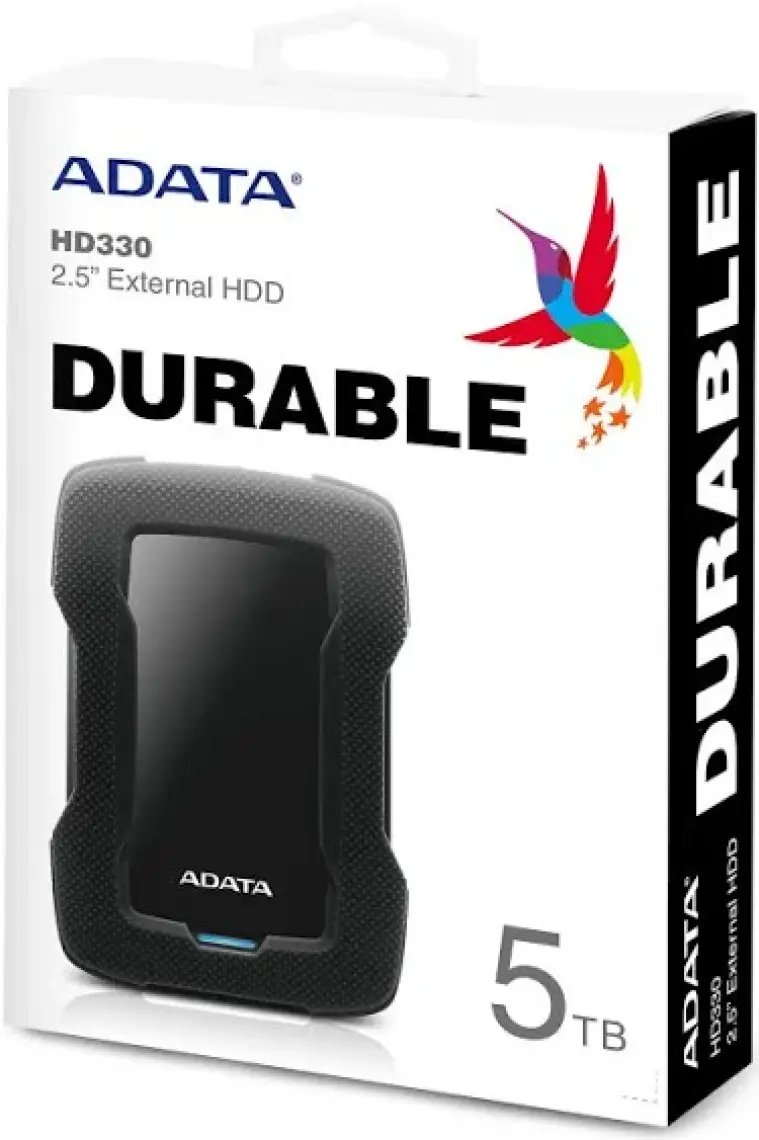 Adata AHD330-4TU31-CBK 4 TB 2.5" USB 3.2 Gen 1 Darbeye Dayanıklı Taşınabilir Disk