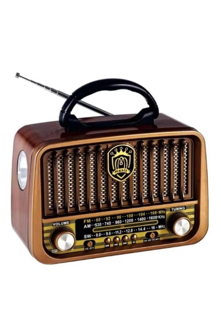 Everton rt-878 usb/bt/fm nostajik fenerli müzik çalar radyo rt-878