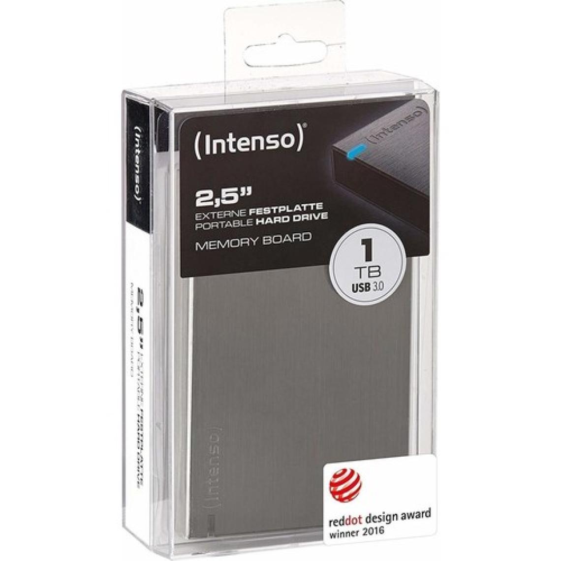 Intenso 1 TB USB 3.0 Taşınabilir Harici Harddisk Antrasit 2.5'' INT6028660