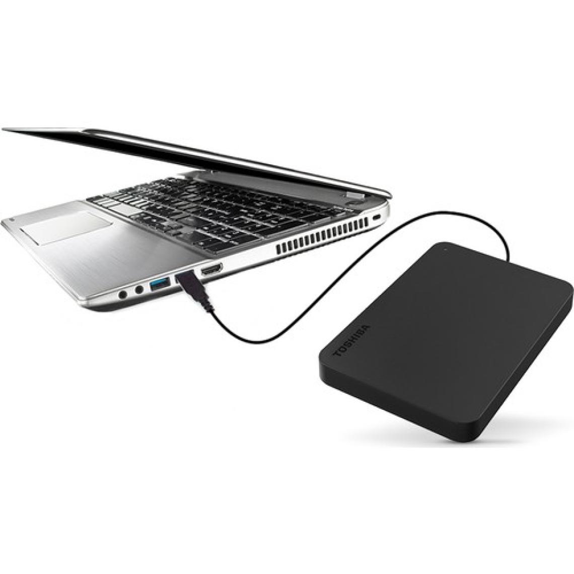 Toshiba Canvio Basic 2.5" 1TB USB 3.0 Gen1 Harici Harddisk (HDTB410EK3AA)