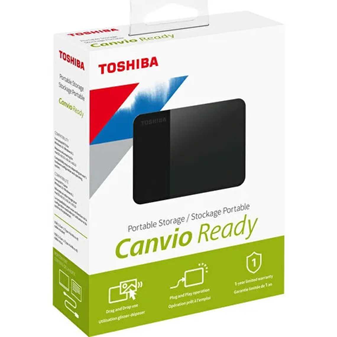 Toshiba Canvio Ready 1tb 2.5" USB 3.0 Taşınabilir Disk Siyah HDTP310EK3AA
