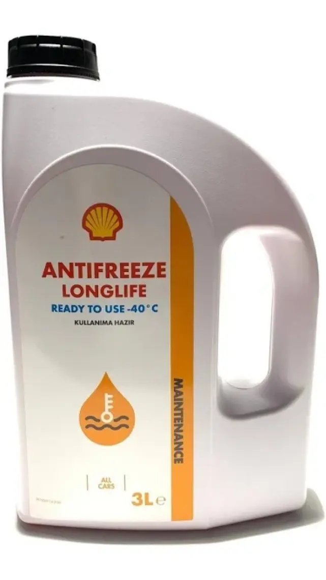 Shell Coolant Longlife RTU Organik Kırmızı Antifriz -37 Derece 3 Litre