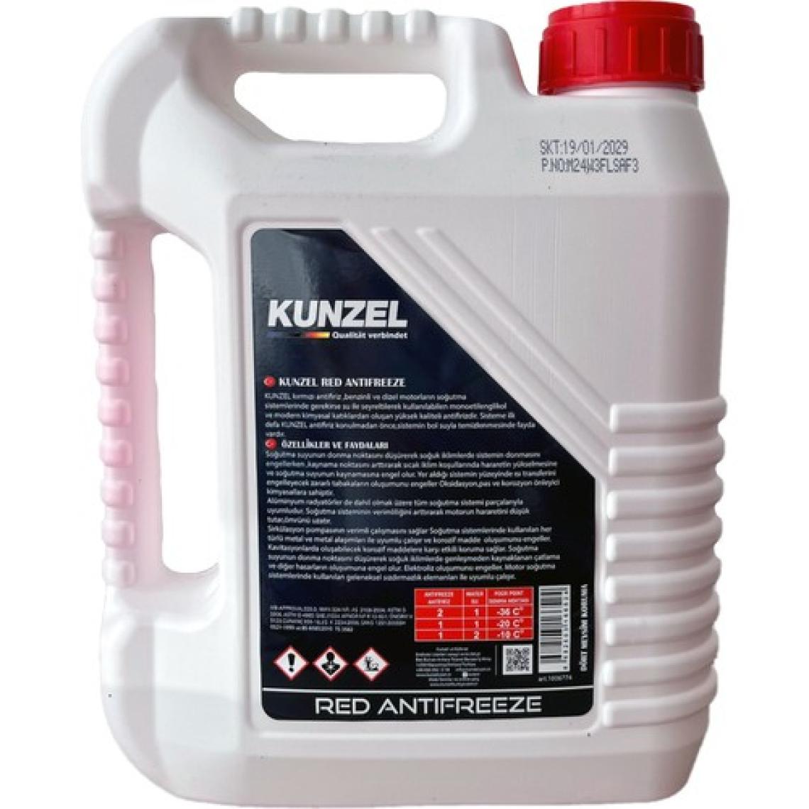 Antifriz Organik Konsantre - 56 Derece Kırmızı /red