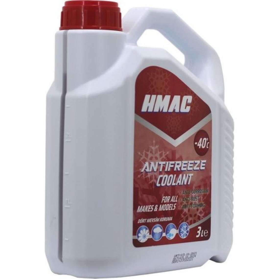 H-Mac Organik Kırmızı Antifriz -40°C 3 Lt