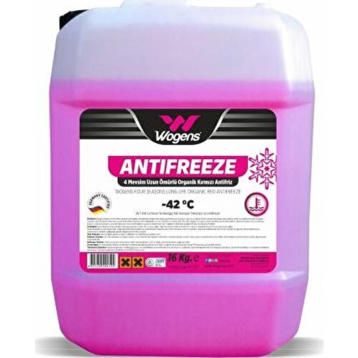 Wogens -42 Derece 16 kg / 18 lt Kırmızı Antifriz