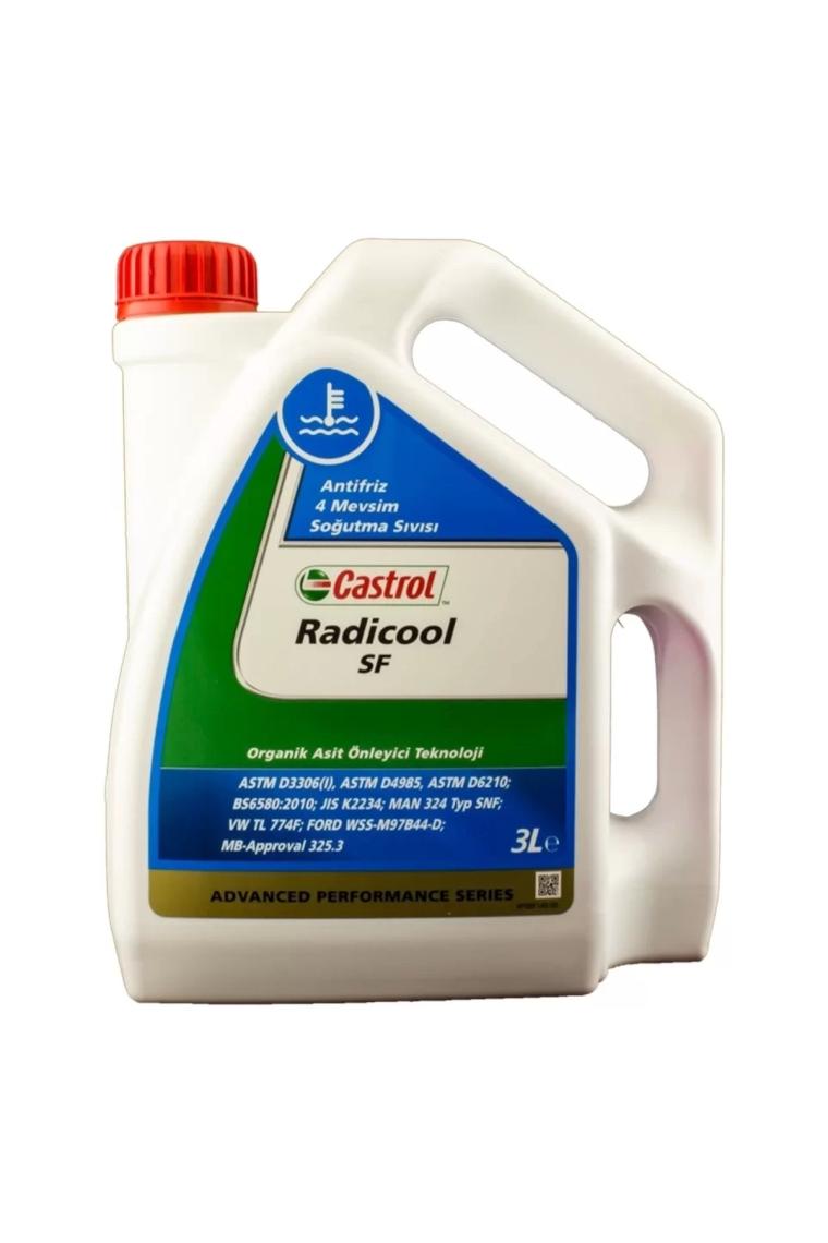Castrol Radicool Sf 3 Litre Organik Kırmızı Konsantre Antifriz