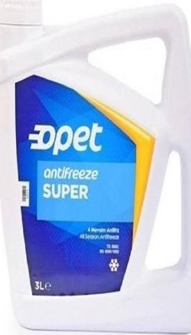 Opet Süper Antifreeze Dört Mevsim Mavi Antifriz 3 Litre ( Üretim Yılı: 2022 )