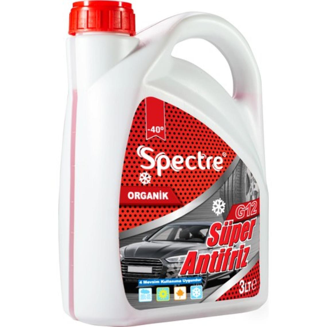 Spectre G12 Organik Antifiriz 3 Litre Kırmızı (Üretim Yılı : 2023)