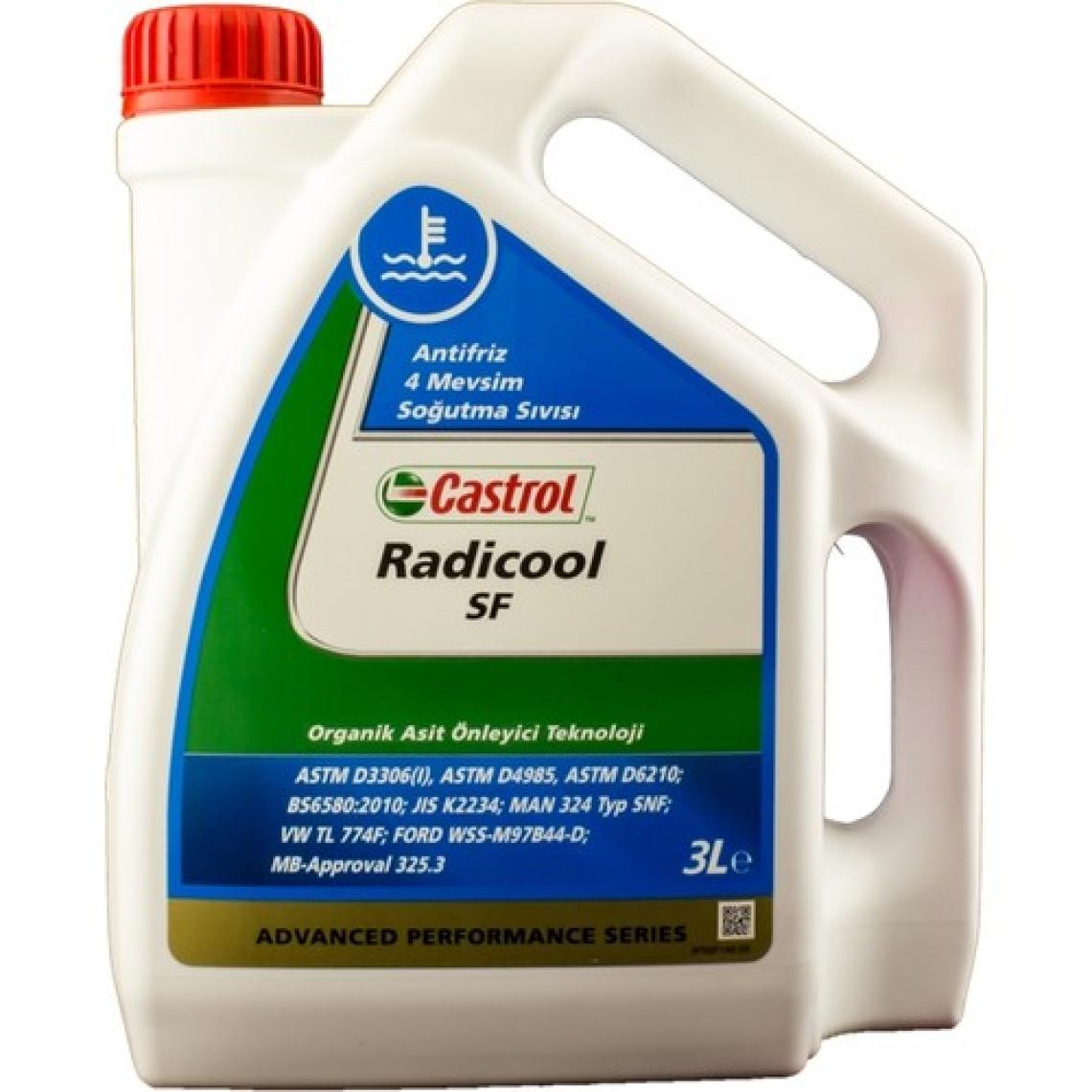 Castrol Radicool SF 3 lt Kırmızı Antifriz