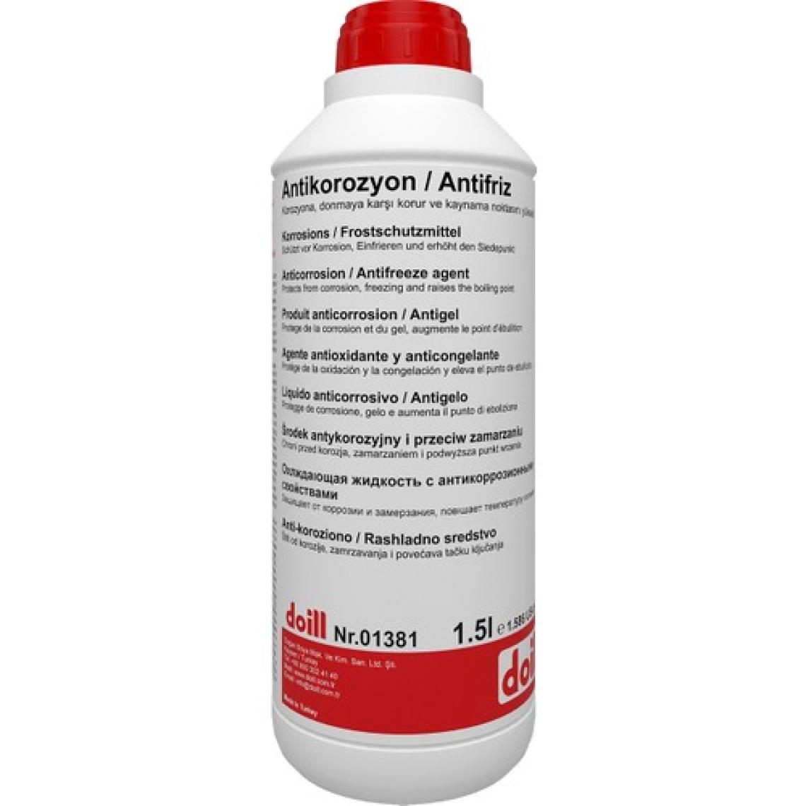 Doill -55 Derece Organik Kırmızı Antifriz 1.5 lt