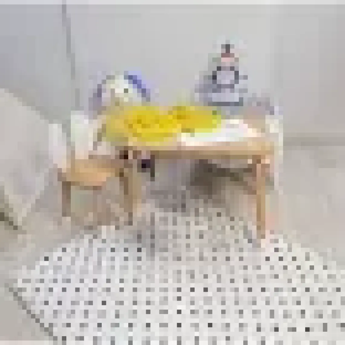Bee Smart Oyun Masası-Aktivite Masası-Çalışma Masası-Etkinlik Masası-Ahşap  1 Sandalyeli Çocuk Masa Sandalye Takımı