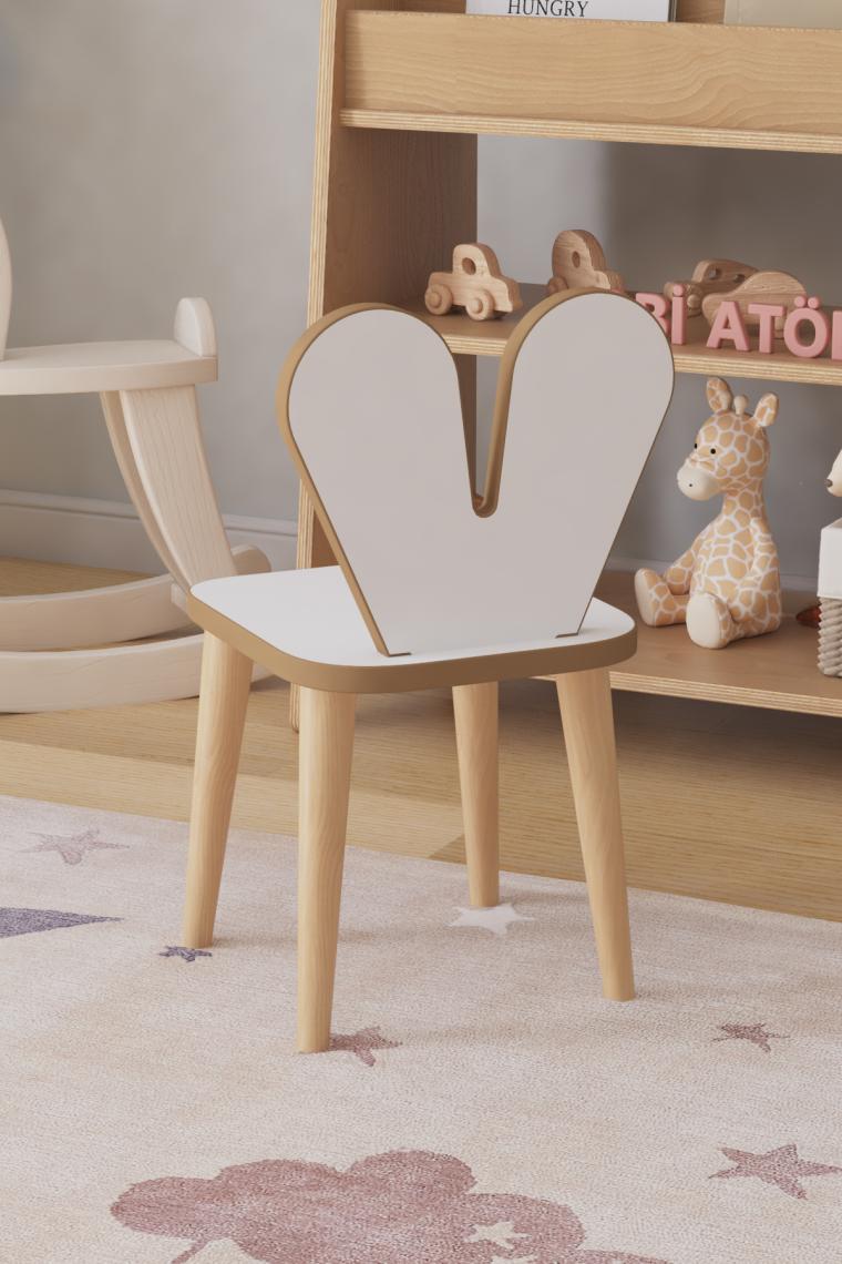Obi Atölye Çocuk Oyun Aktivite Masası 45X45 cm - Kağıt Rulo Set - Montessori Sandalye Çalışma Masası