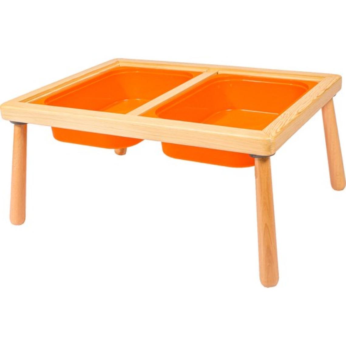 Wood & Joy Doğal Ahşap Duyusal Çocuk Aktivite Masası Oyun Masası ve Çocuk Çalışma Masası