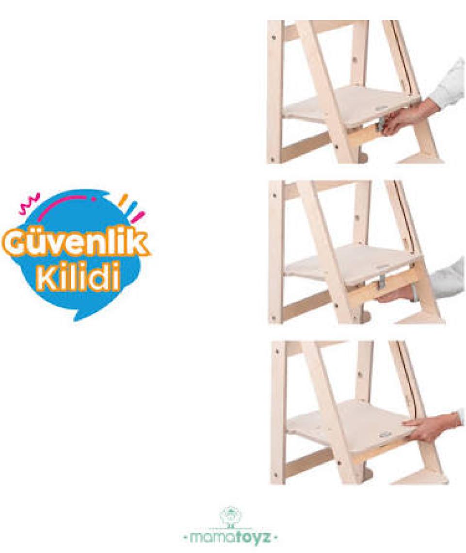 Mamatoyz Fold Naturel Katlanır Öğrenme Kulesi