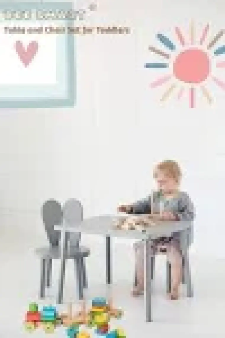 Bee Smart Çocuk Oyun Aktivite Masası - Ahşap Çocuk Çalışma Masası - Montessori Masa Sandalye