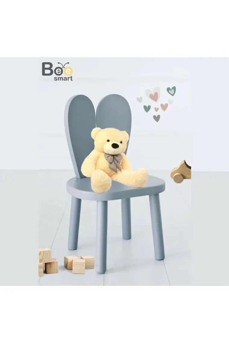Bee Smart Çocuk Oyun Aktivite Masası - Ahşap Çocuk Çalışma Masası - Montessori Masa Sandalye