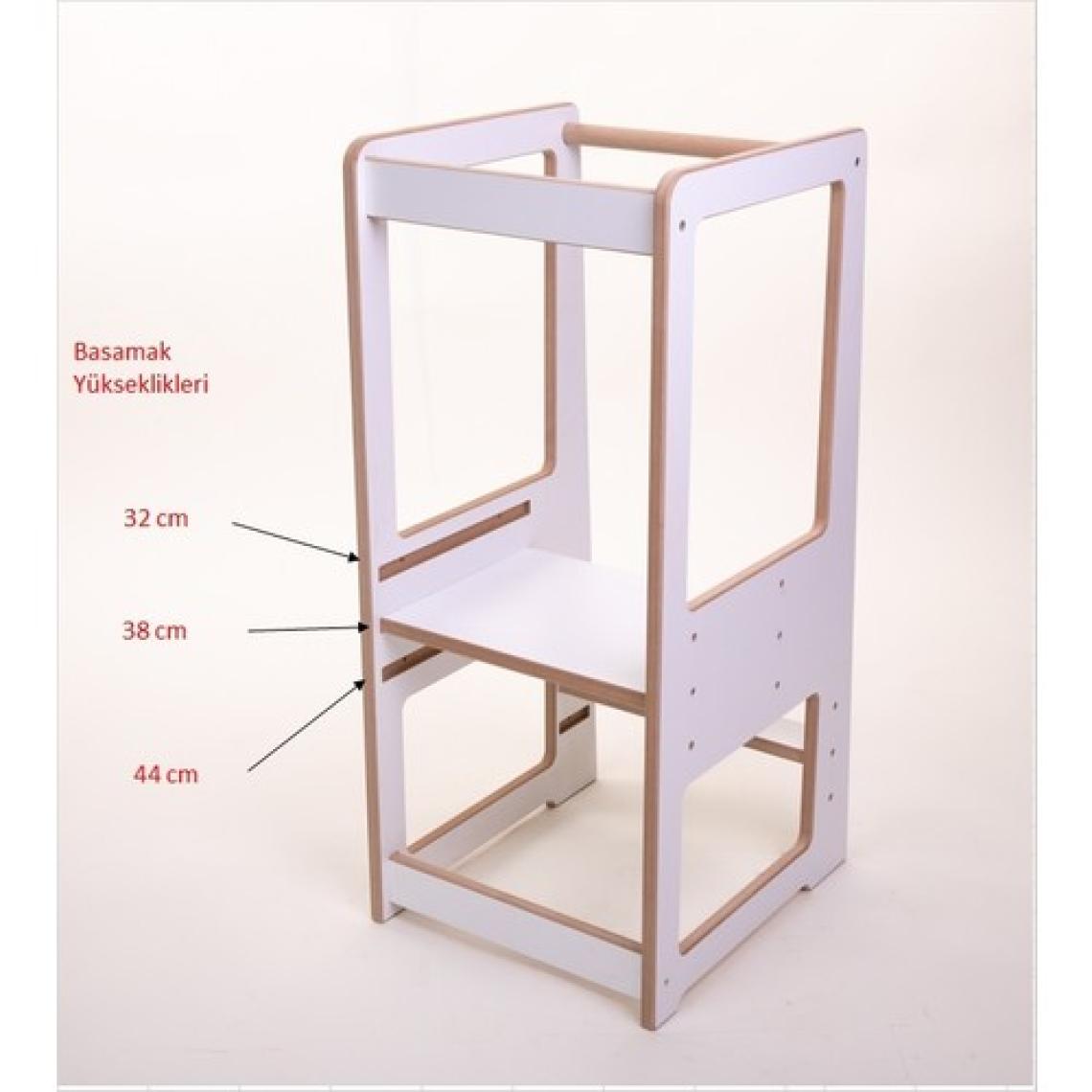 Tncn Mobilya Aura Öğrenme Kulesi - Learning Tower Mdf Ahşap