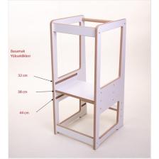 Tncn Mobilya Aura Öğrenme Kulesi - Learning Tower Mdf Beyaz