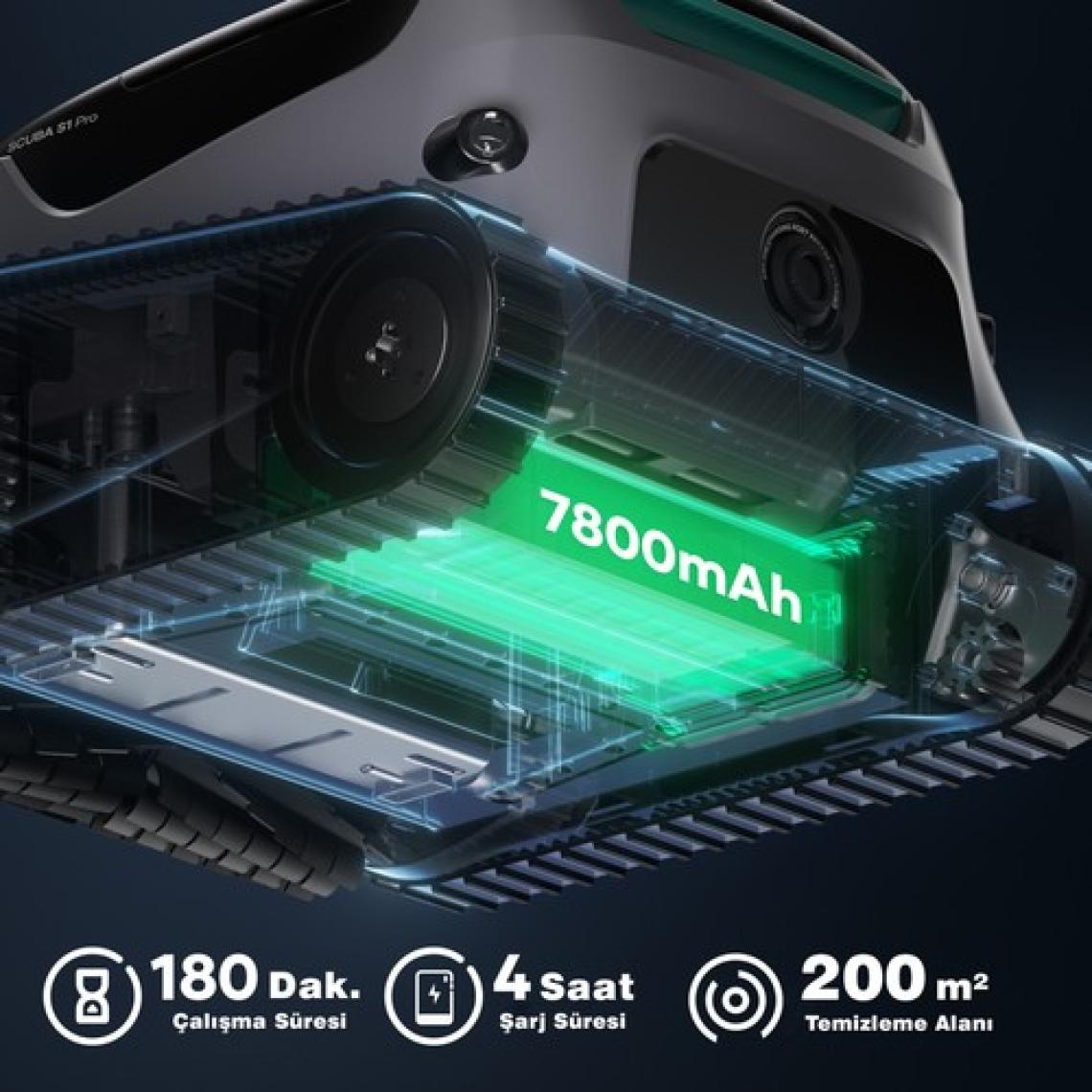 Aiper Scuba S1 Pro Kablosuz Havuz Temizleme Robotu
