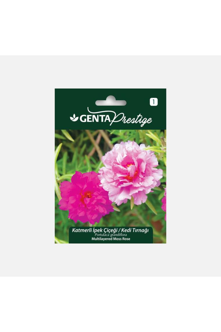 Genta Prestige Çiçek Tohumu Katmerli Ipek Çiçeği Kedi Tırnağı Genta Prestige