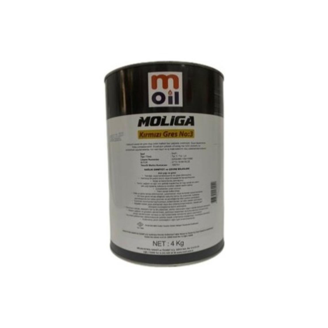Moil Moliga Kırmızı Gres no:2 900 gr ÜT:3/2021