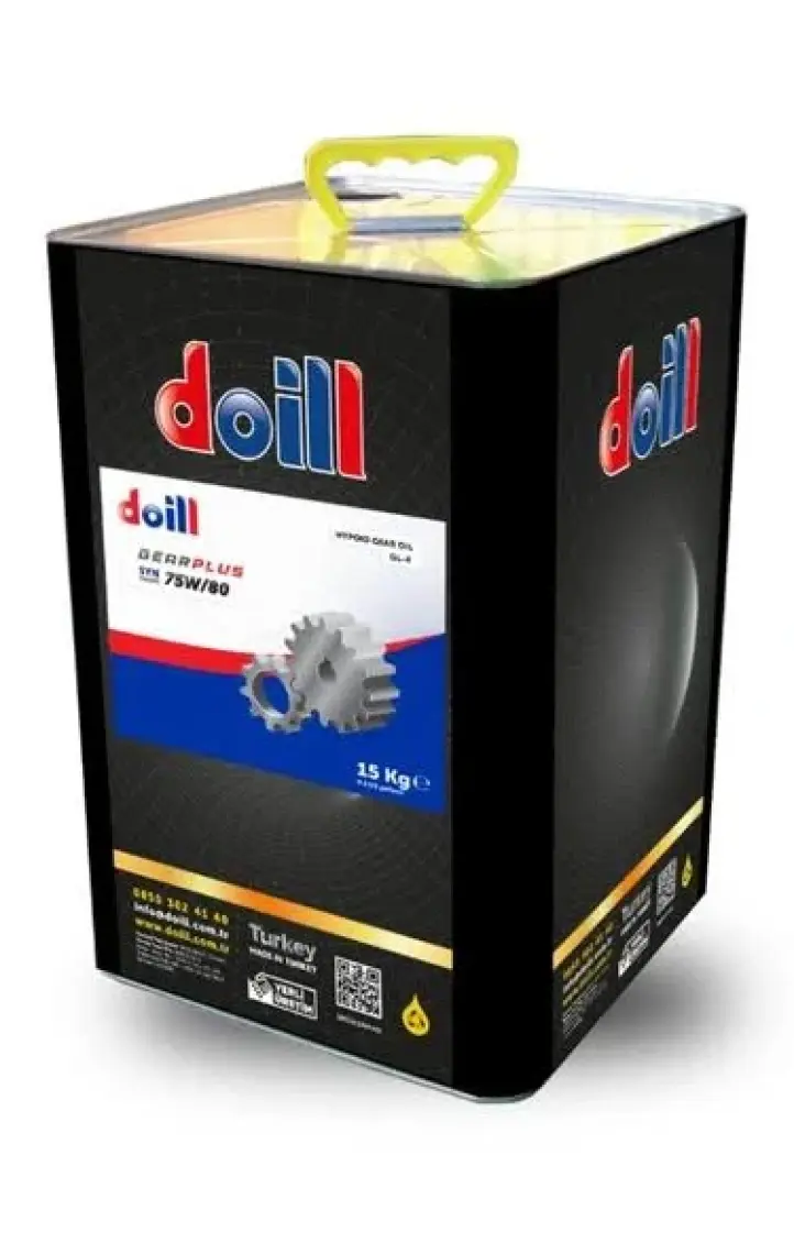Doill GEARPLUS 75W-80 1 Litre Tam Sentetik GL-5 / GL-4 /GL-4 Plus Manuel Şanzıman Yağı (Üretim Yılı: 2025)