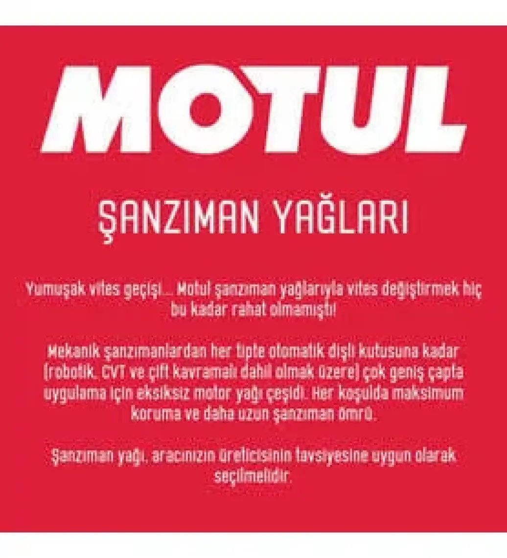 Motul DEXRON III Şanzıman Yağı 1 Litre