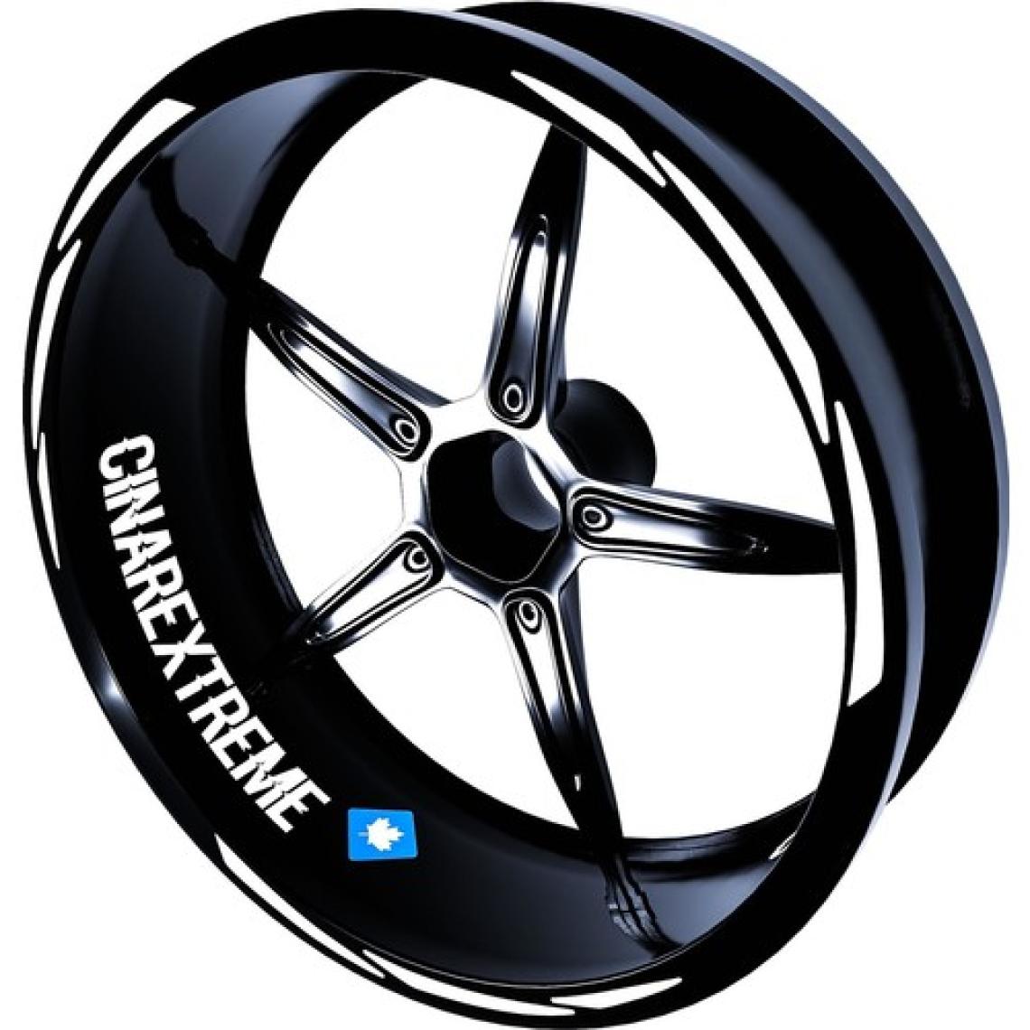 Çınar Extreme 3 Parça Tasarımlı Jant Şeridi Sticker Reflektif & Floresan Renkler Çınar Extreme
