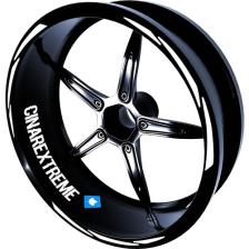Çınar Extreme 3 Parça Tasarımlı Jant Şeridi Sticker Reflektif & Floresan Renkler Çınar Extreme