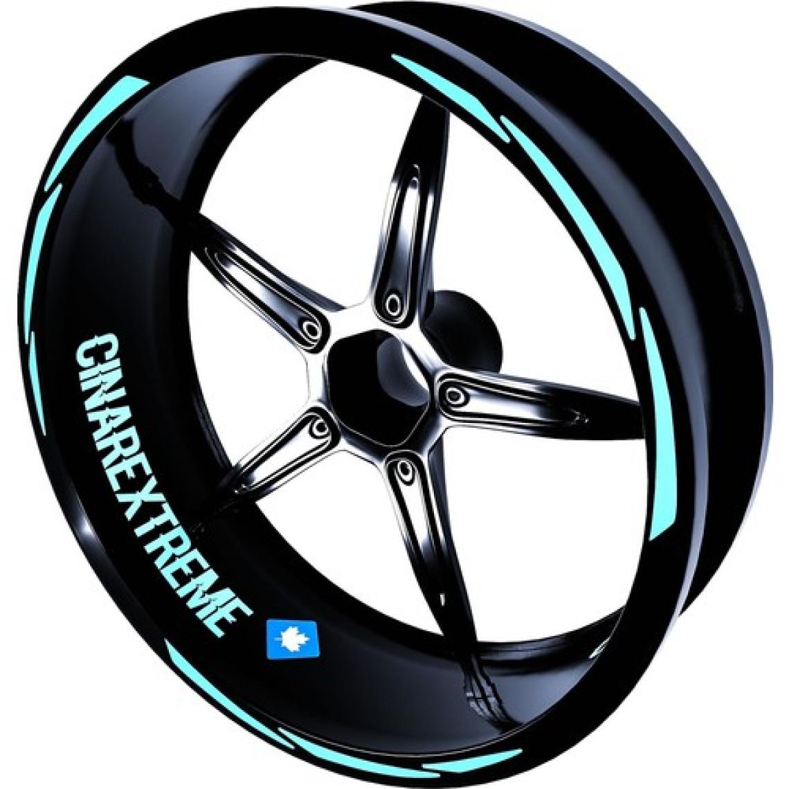 Çınar Extreme 3 Parça Tasarımlı Jant Şeridi Sticker Reflektif & Floresan Renkler Çınar Extreme