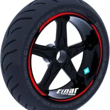 Çınar Extreme 4 Parçalı Keskin Jant Şeridi Sticker Reflektif & Floresan Renkler Çınar Extreme