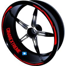 Çınar Extreme 3 Parça Tasarımlı Jant Şeridi Sticker Reflektif & Floresan Renkler Çınar Extreme