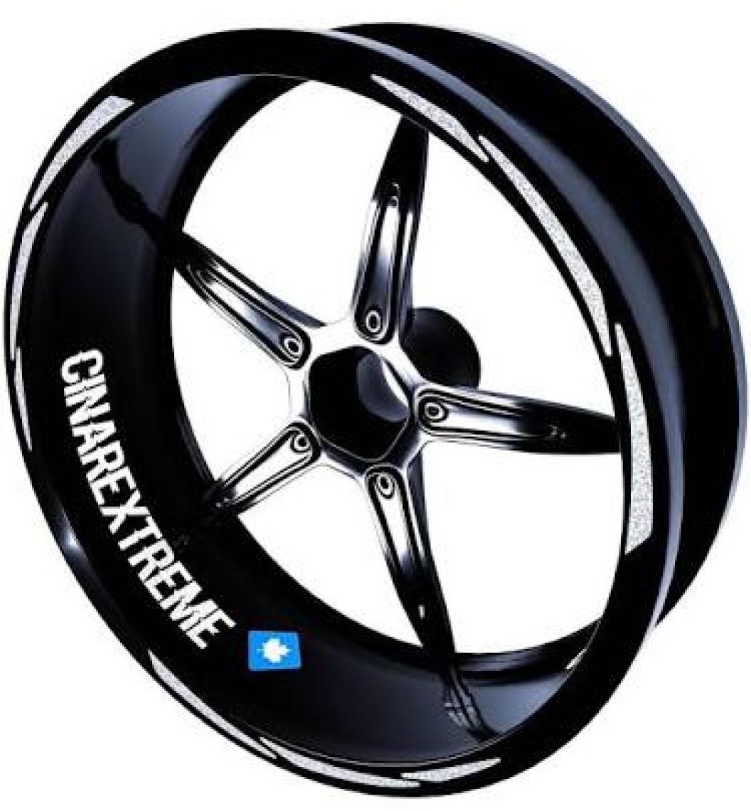 Çınar Extreme 3 Parça Tasarımlı Jant Şeridi Sticker Reflektif & Floresan Renkler Çınar Extreme
