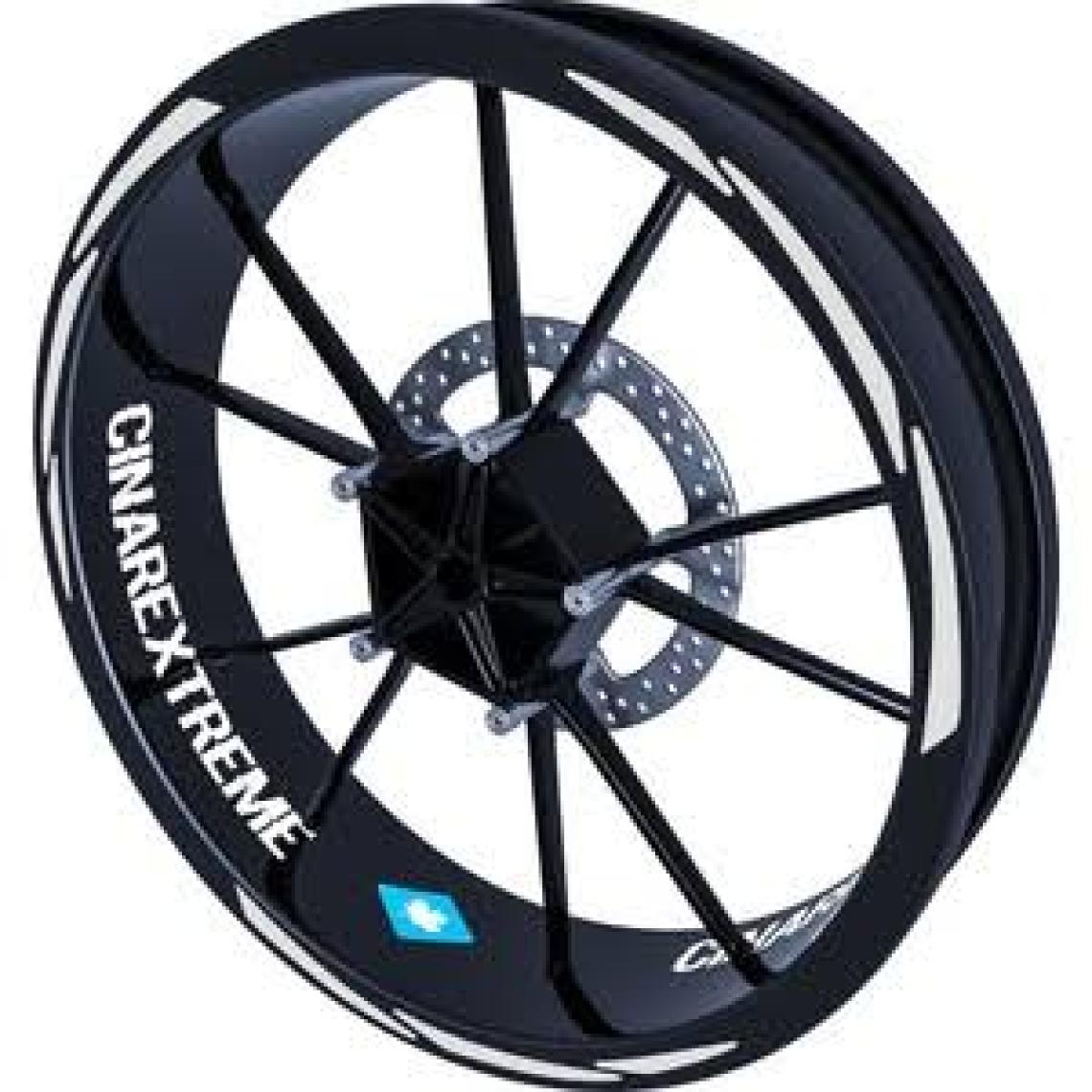 Çınar Extreme 3 Parça Tasarımlı Jant Şeridi Sticker Reflektif & Floresan Renkler Çınar Extreme