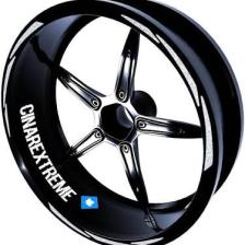 Çınar Extreme 3 Parça Tasarımlı Jant Şeridi Sticker Reflektif & Floresan Renkler Çınar Extreme