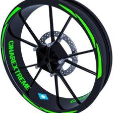 Çınar Extreme 3 Parça Tasarımlı Jant Şeridi Sticker Reflektif & Floresan Renkler Çınar Extreme