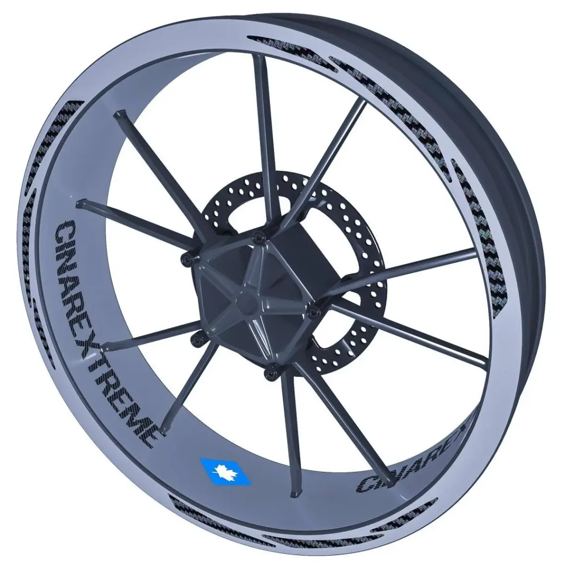 Çınar Extreme 3 Parça Tasarımlı Jant Şeridi Sticker Reflektif & Floresan Renkler Çınar Extreme