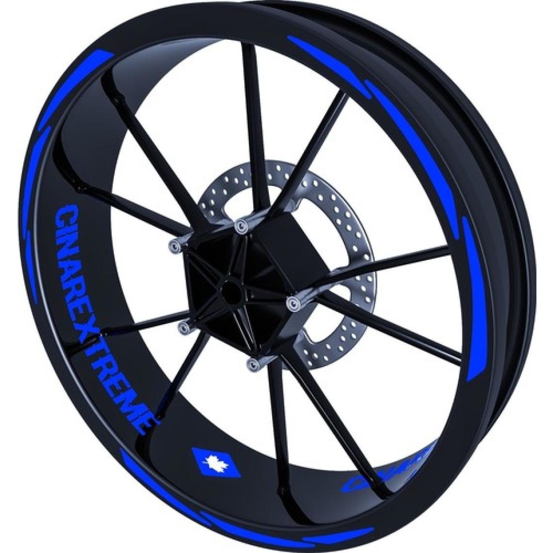 Çınar Extreme 3 Parça Tasarımlı Jant Şeridi Sticker Reflektif & Floresan Renkler Çınar Extreme