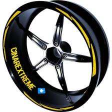 Çınar Extreme 3 Parça Tasarımlı Jant Şeridi Sticker Reflektif & Floresan Renkler Çınar Extreme