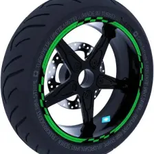 Çınar Extreme Moto Gp Yarış Bayraklı Jant Şeridi Sticker Reflektif & Floresan Renkler Çınar Extreme