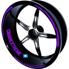Çınar Extreme 3 Parça Tasarımlı Jant Şeridi Sticker Reflektif & Floresan Renkler Çınar Extreme