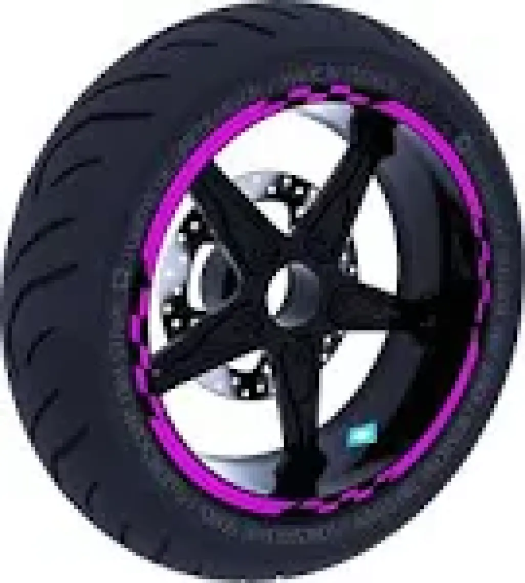 Çınar Extreme Moto Gp Yarış Bayraklı Jant Şeridi Sticker Reflektif & Floresan Renkler Çınar Extreme