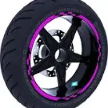 Çınar Extreme Moto Gp Yarış Bayraklı Jant Şeridi Sticker Reflektif & Floresan Renkler Çınar Extreme