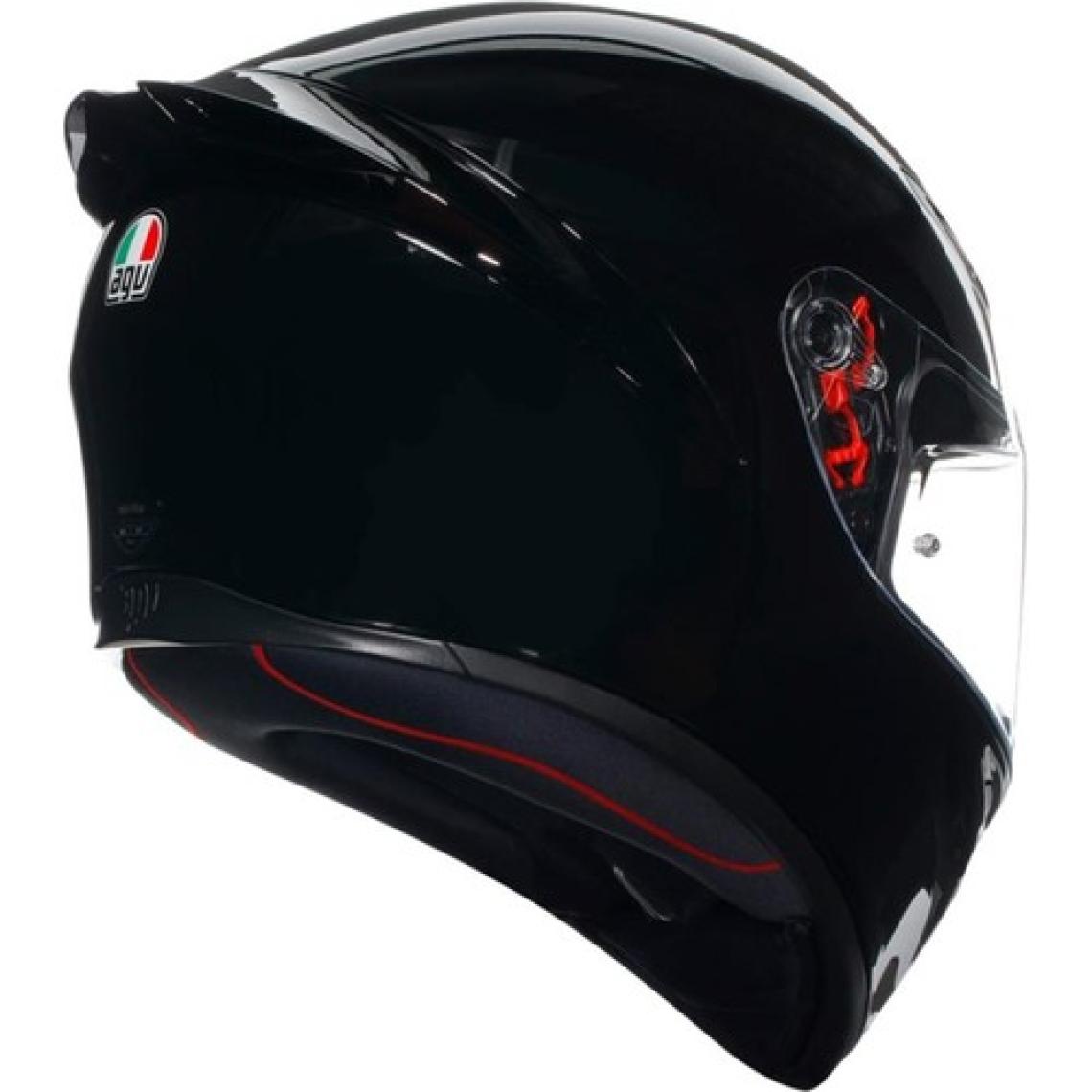 Agv K1 S Mono Black Kapalı Kask