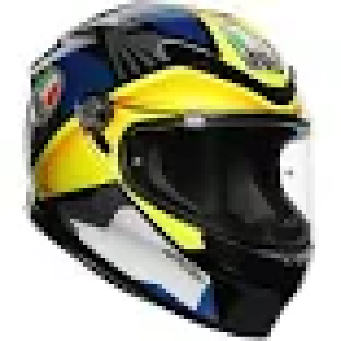 Agv K6 S Joan Black Blue Yellow Kapalı Kask